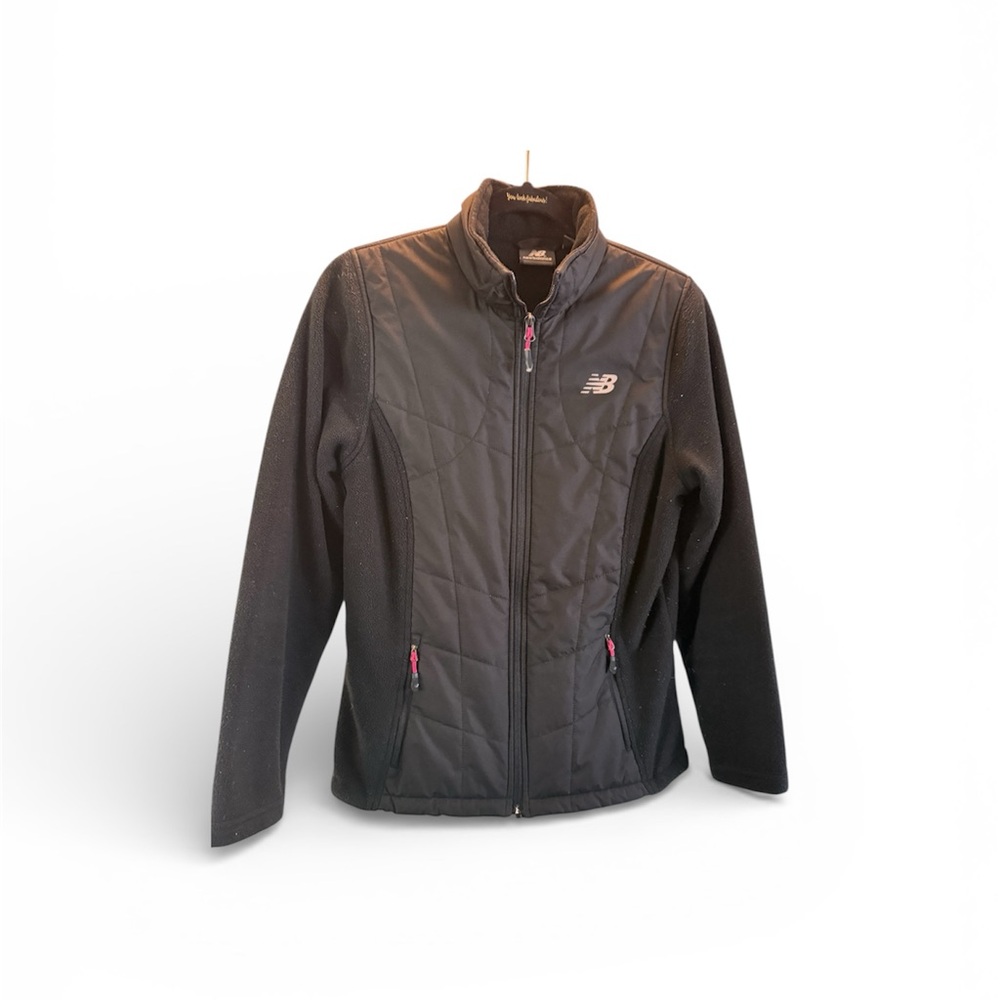 New Balance Quilted Black Jacket. Size S